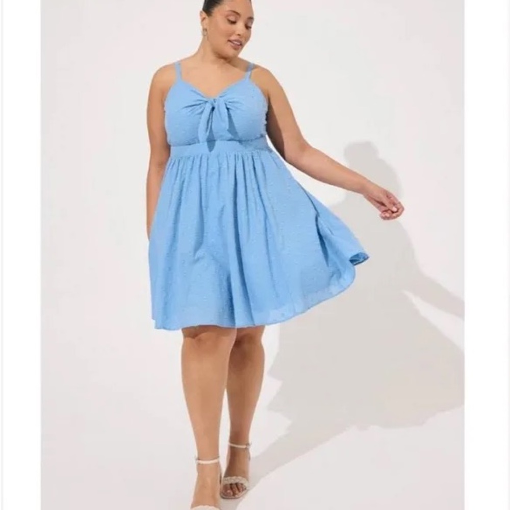 Blue Sleeveless Dress